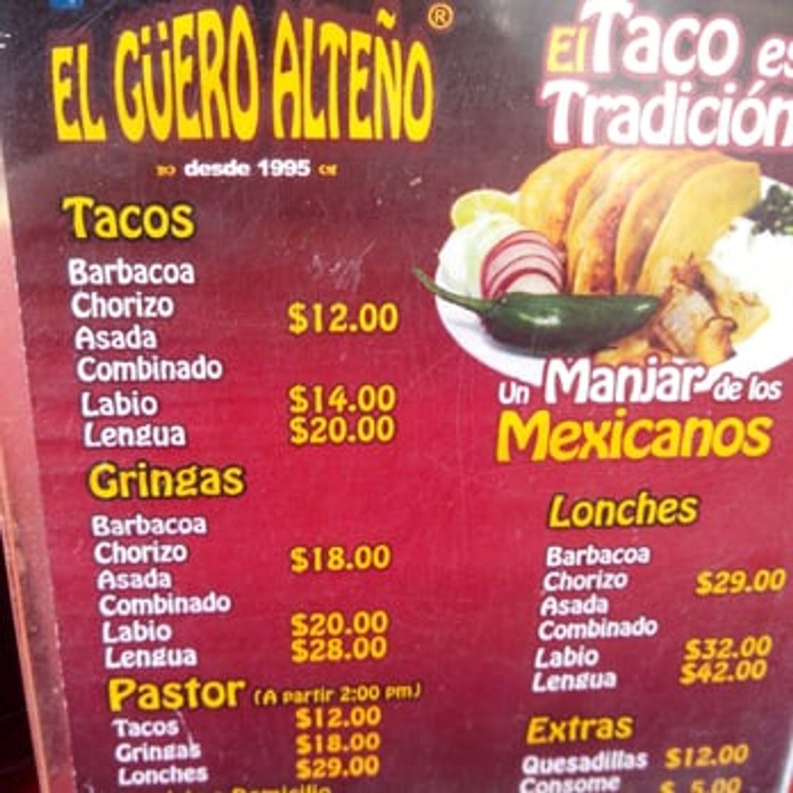 Restaurantes El Güero Alteño