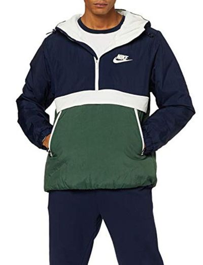 NIKE Sportswear Synthetic-Fill Sudadera, Hombre, Obsidian