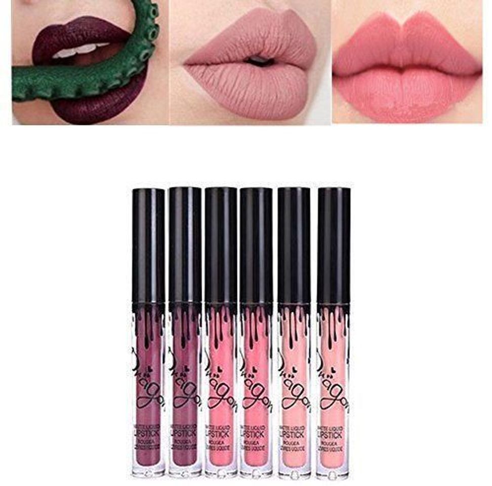 Social Hosaire 6 pcs Set of 3 Colors Madly MATTE Lipgloss Bold Vivid