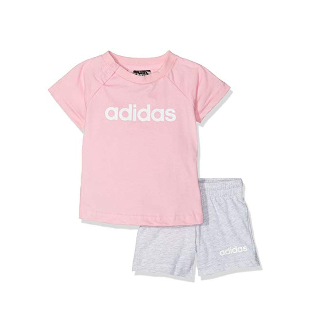 Moda adidas I Lin Sum Set Chándal, Unisex bebé, Rosa