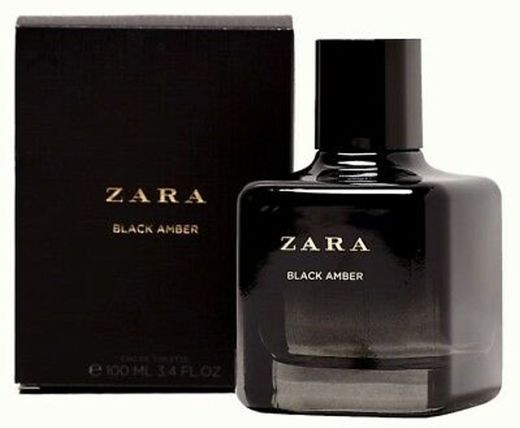 Perfume black amber zara