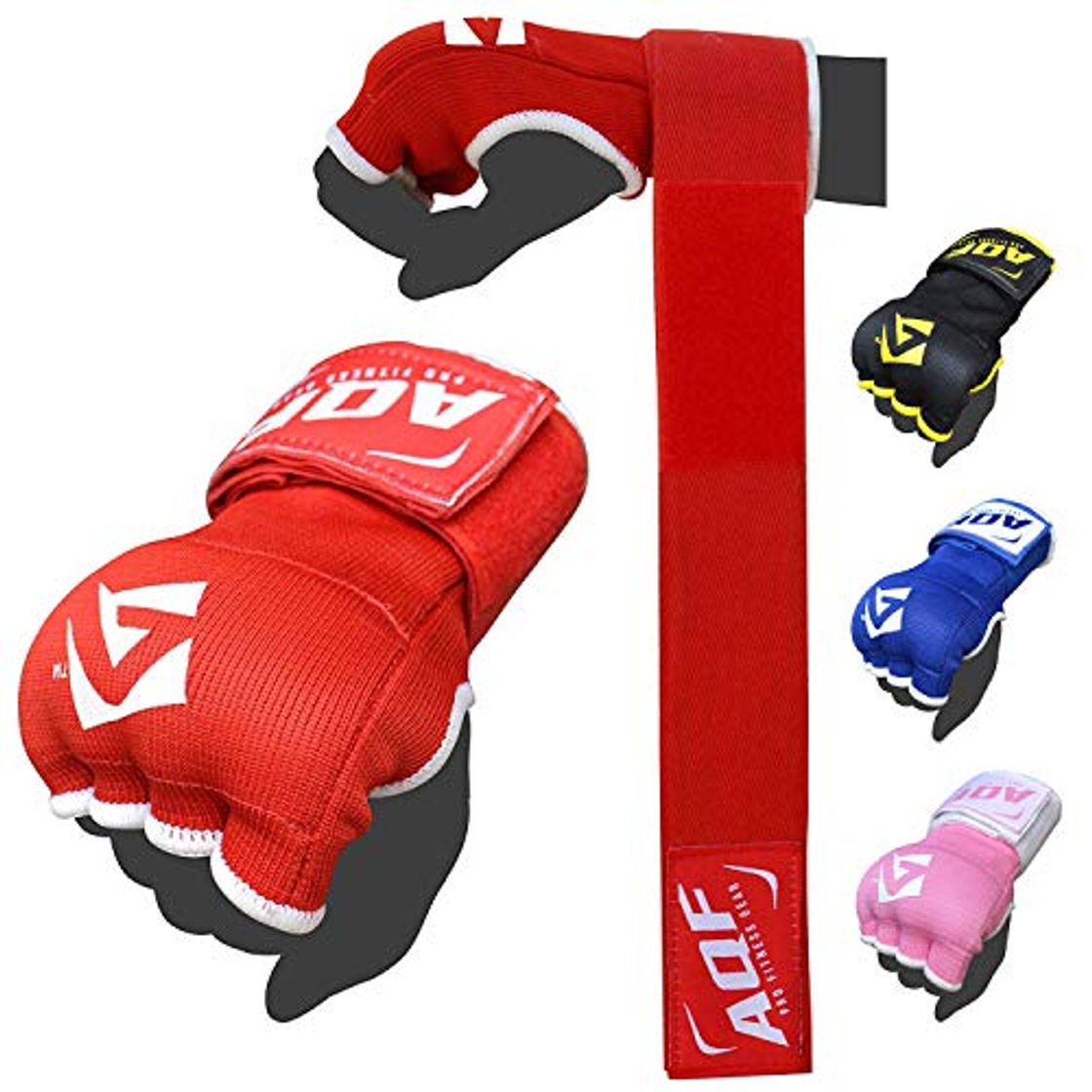 Product AQF Interno Guantes De Boxeo con Vendas Boxeo Acolchadas para Envolver para