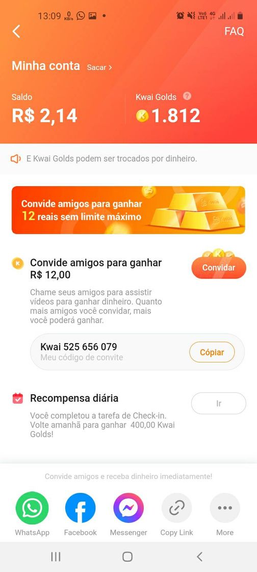 Moda Esse app kwai e muito bom pra ganhar dinheiro