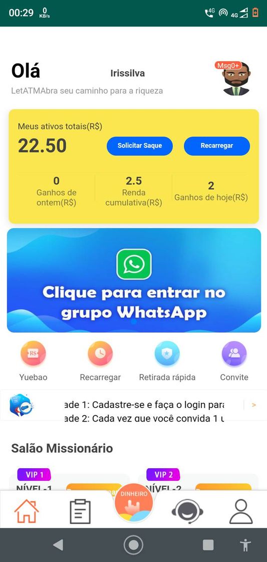 Moda Muito bom esse app pra ganha dinheiro