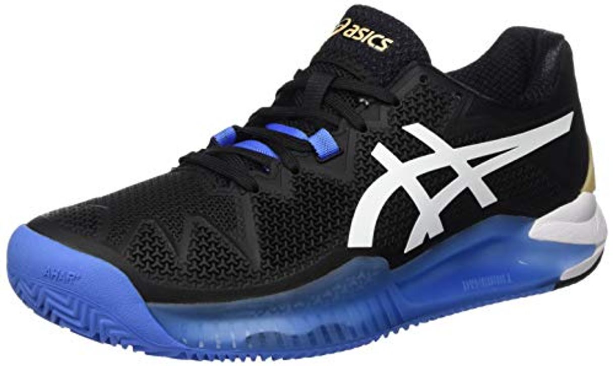 Social Asics Gel-Resolution 8 Clay, Tennis Shoe para Hombre, Negro