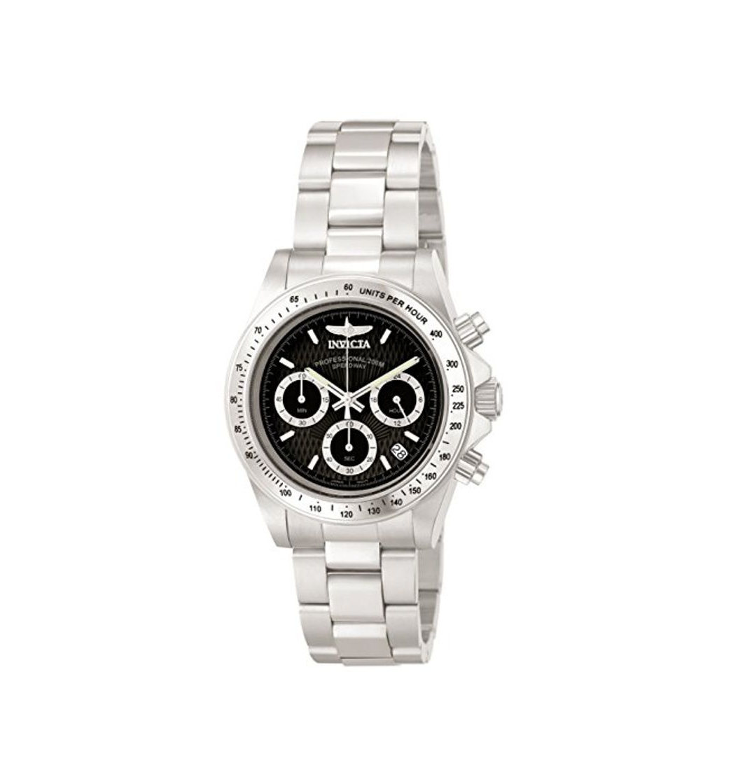 Fashion Invicta 9223 Speedway Reloj Unisex acero inoxidable Cuarzo Esfera negro