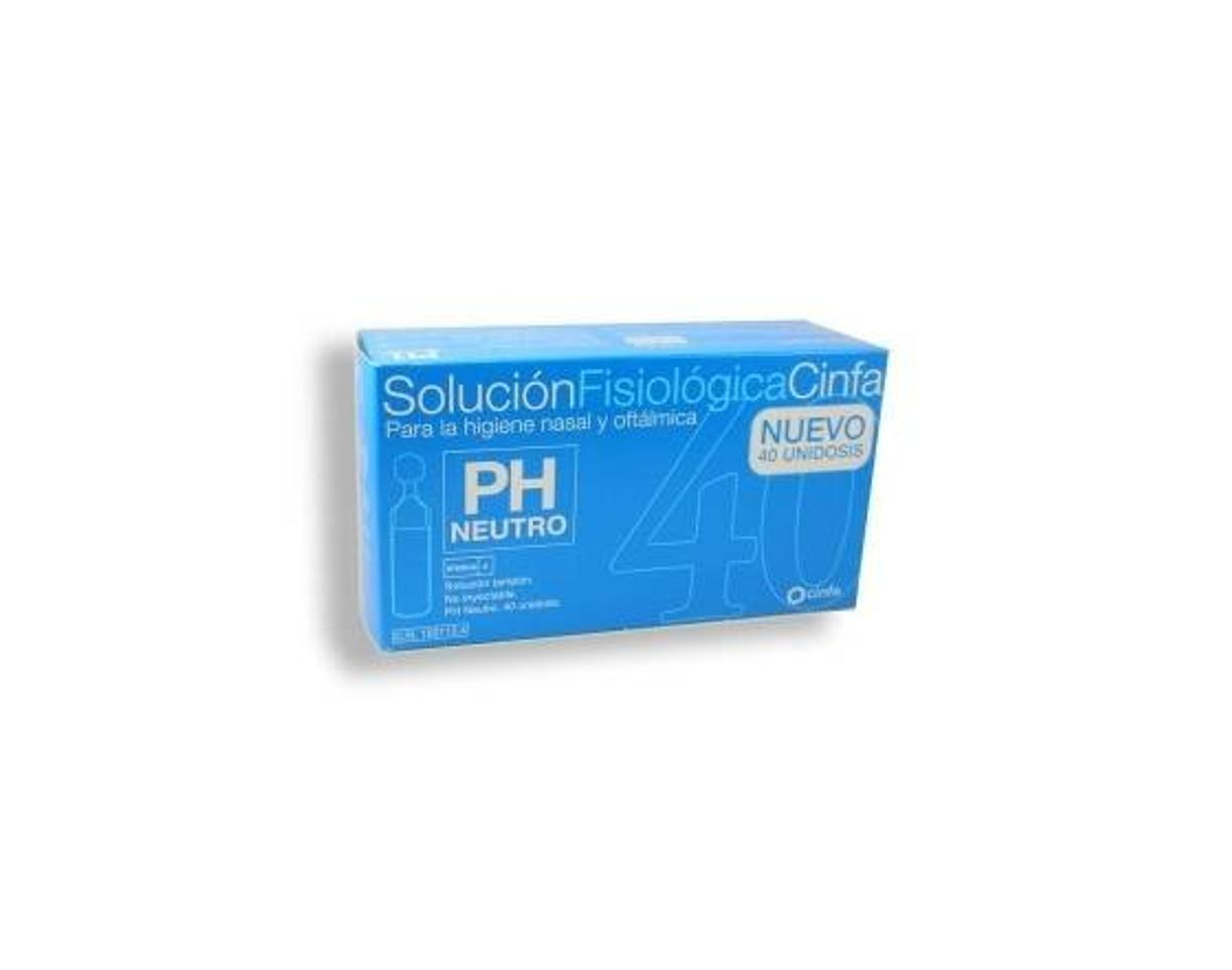 Producto SOLUCION FISIOLOGICA CINFA 40 UNIDOSIS