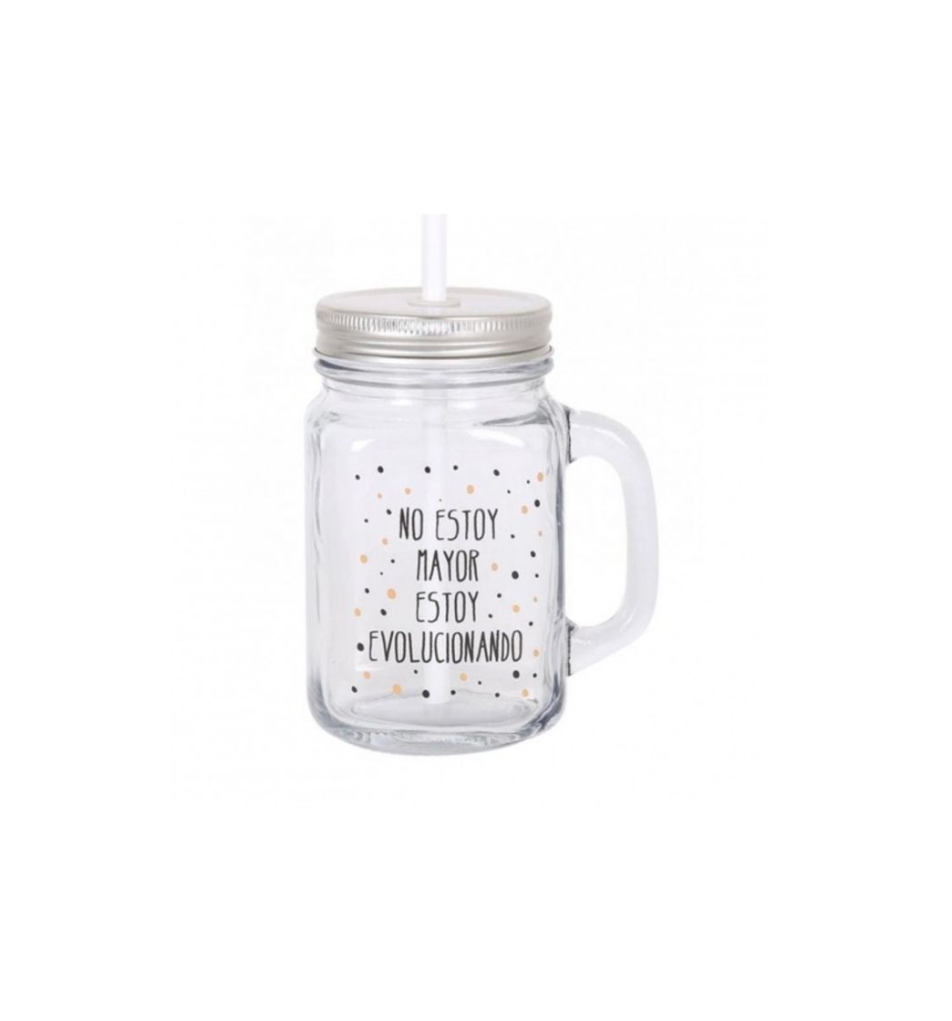 Producto Mug con Tapa y Pajita HOME STYLE No estoy Mayor 450 cc