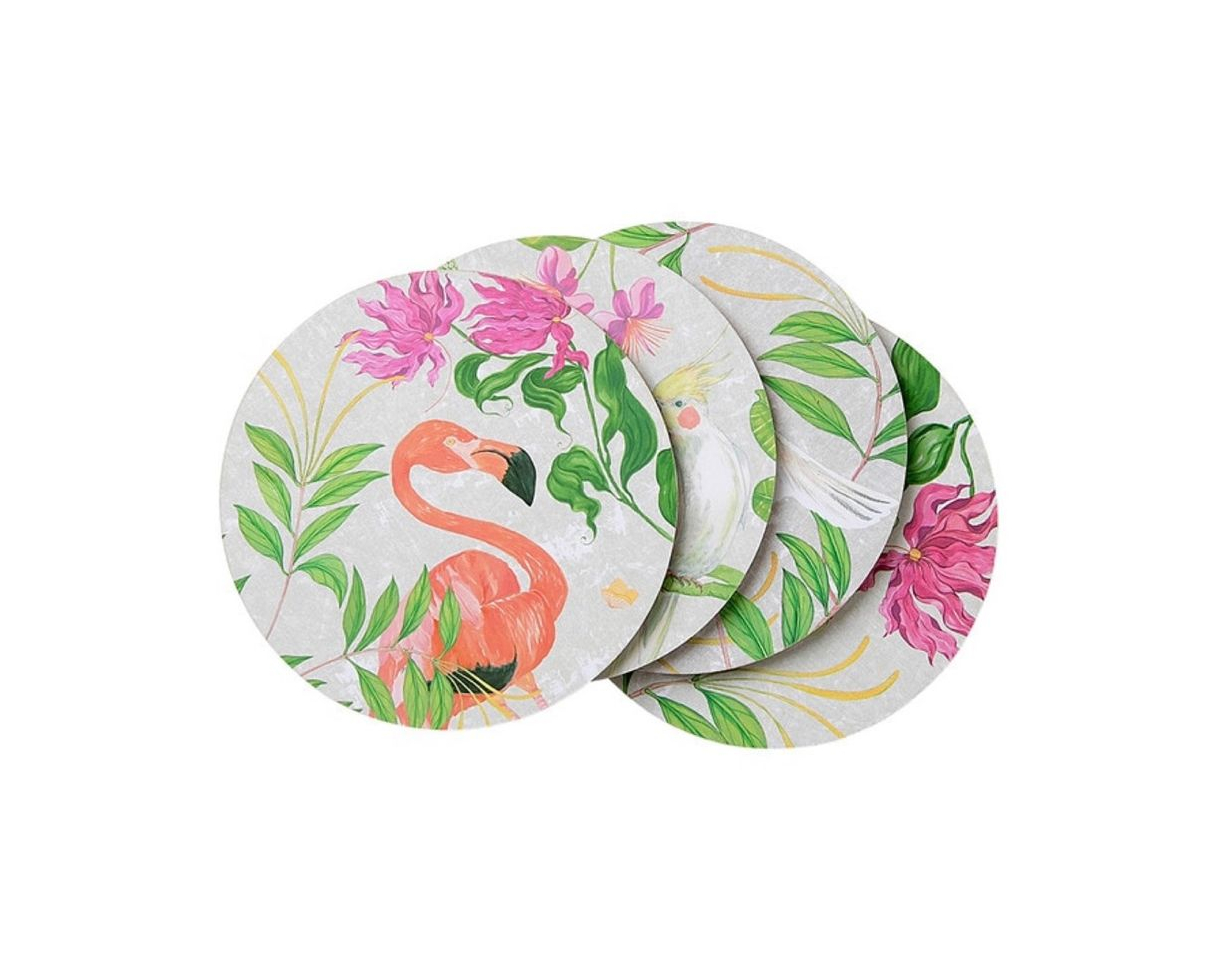 Product Juego de 4 posavasos Flamingo El Corte Inglés · Hogar · 