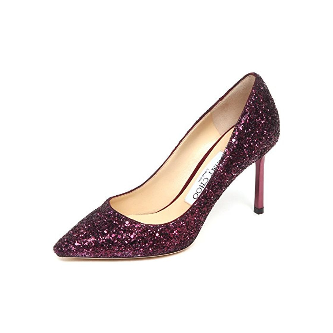 Fashion E6558 Decollete Donna Wine Glitter JIMMY CHOO Romy Scarpe Shoe Woman [35]