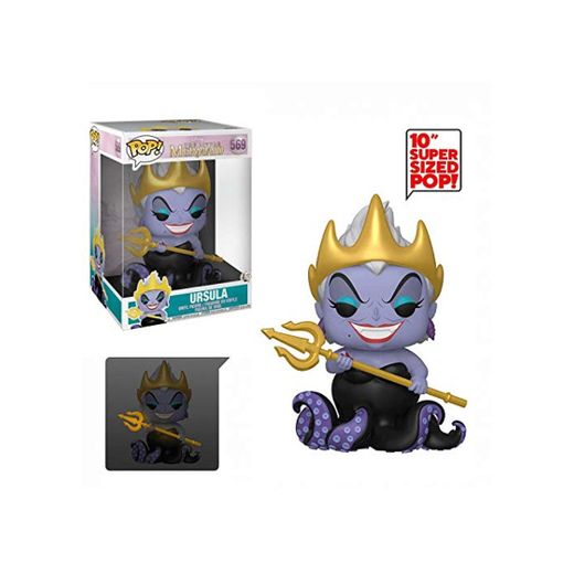 Funko- Pop Vinilo: Disney Mermaid-10 Little Mermaid 10" Ursula Figura Coleccionable, Multicolor