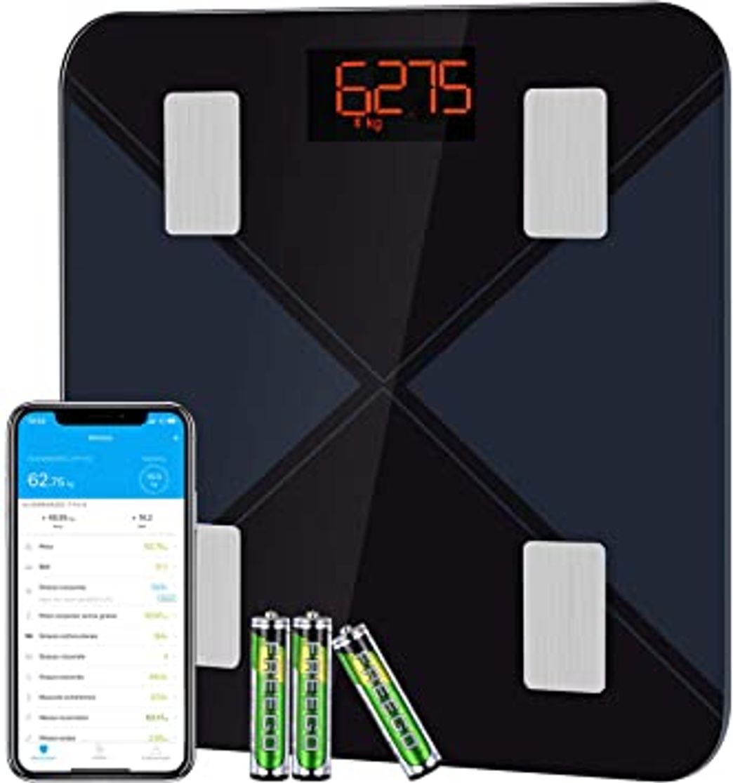 Social Bascula de Baño, Báscula Inteligente Bluetooth Mpow