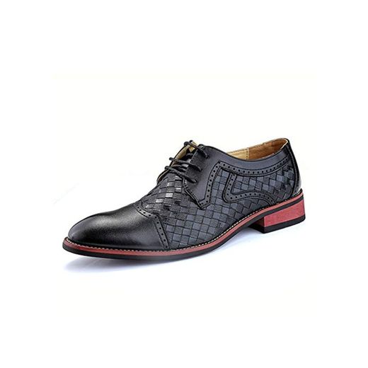 Oxford Business for los Zapatos Formales de los Hombres con Cordones de