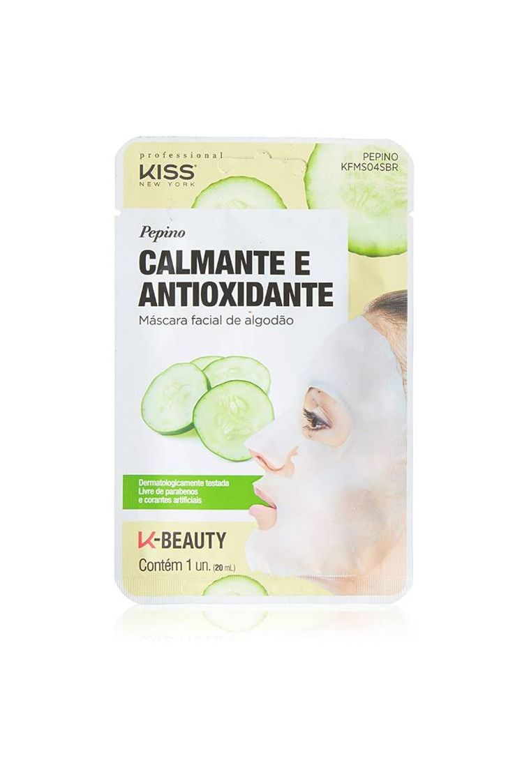 Moda Máscara calmante e antioxidante Kiss New York