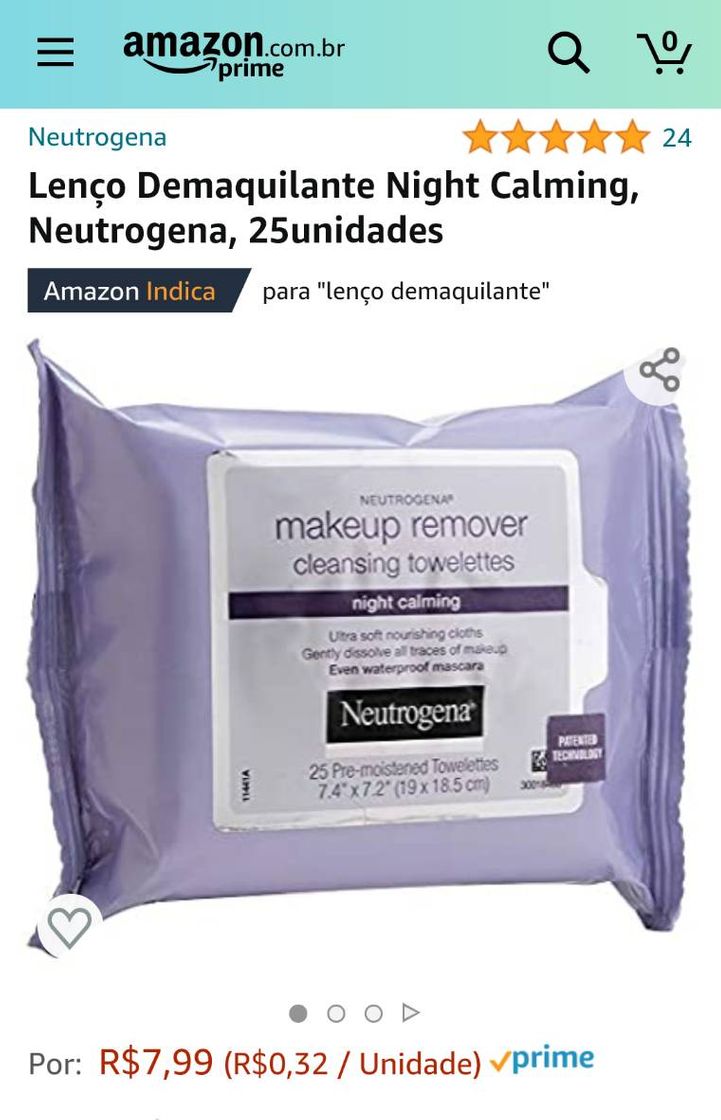 Fashion Lenços demaquilantes neutrogena