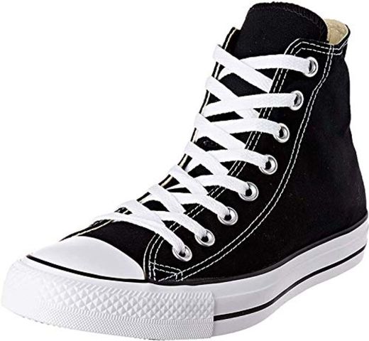 Converse Chuck Taylor All Star, Zapatillas altas Unisex adulto, Negro (Black), 38