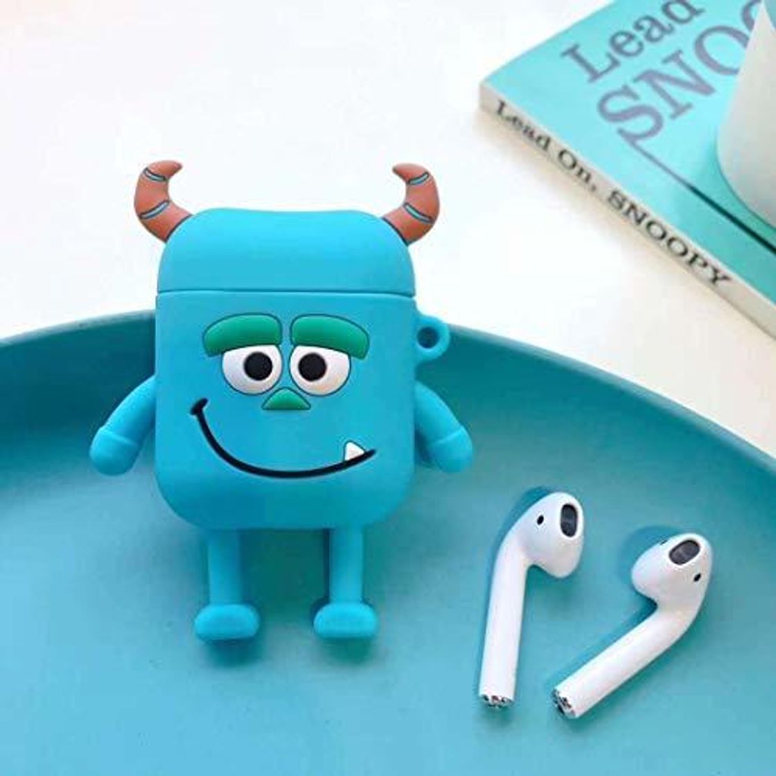 Product LittleCat Muñeca Tridimensional De Dibujos Animados For Airpods Funda Protectora Anti-pérdida Apple