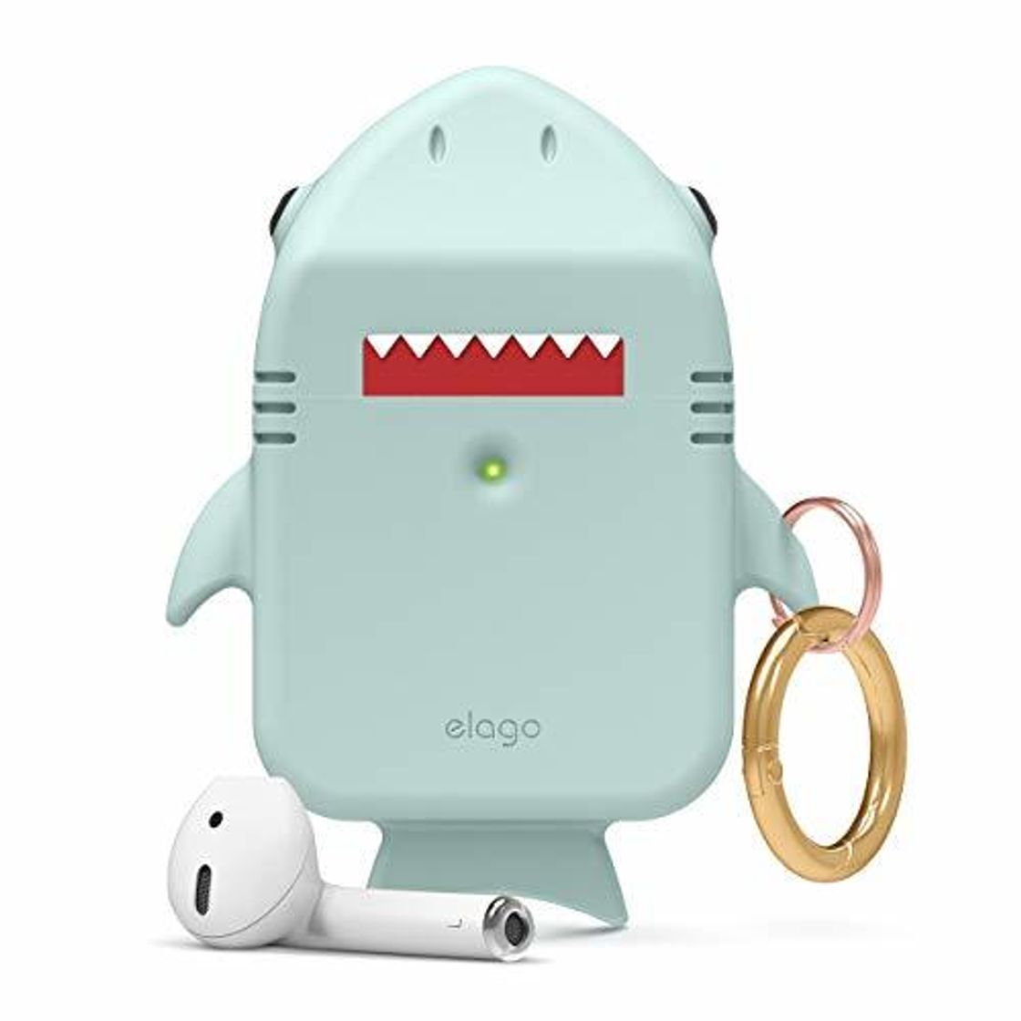 Places elago Tiburón Funda AirPods Compatible con Apple AirPods 2 & 1 –