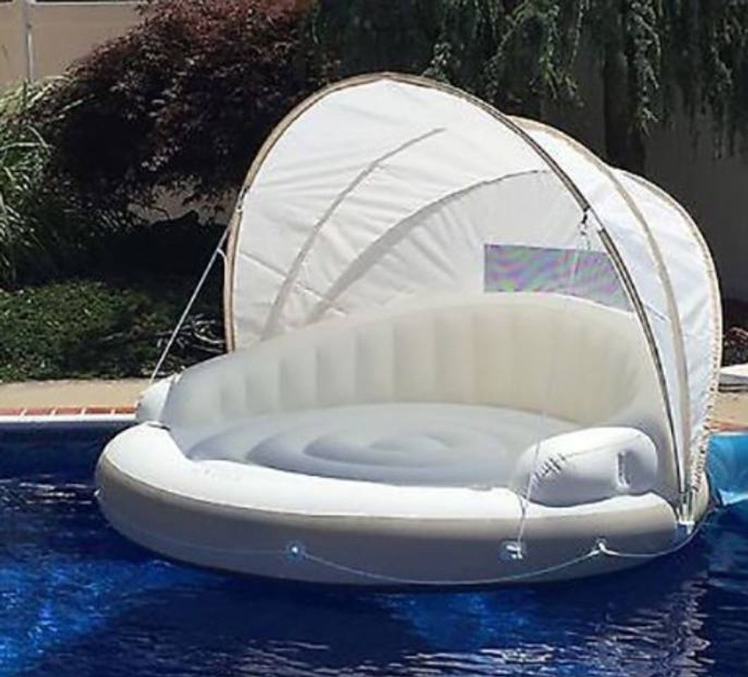 Productos Inflable flotante dosel sombrilla isla playa 