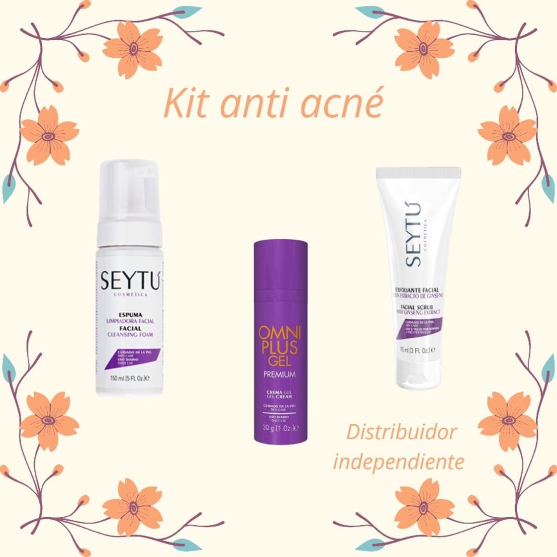 Moda 💜💜💜KIT ANTI-ACNÉ SEYTÚ💜💜💜