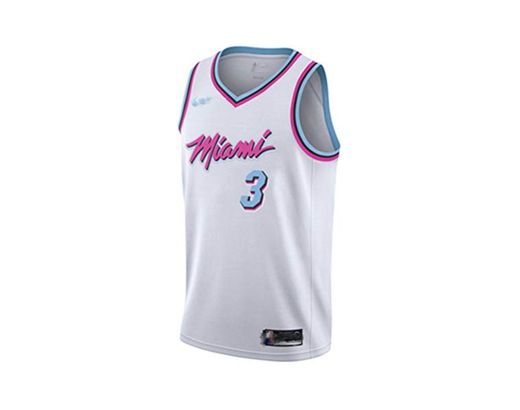 Camiseta de Baloncesto Miami Heat 3 Dwyane Wade Rockers Blue City Edition