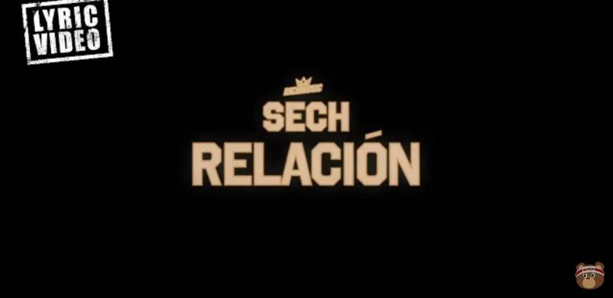 Books Sech - Relación (Lyric Video) - YouTube