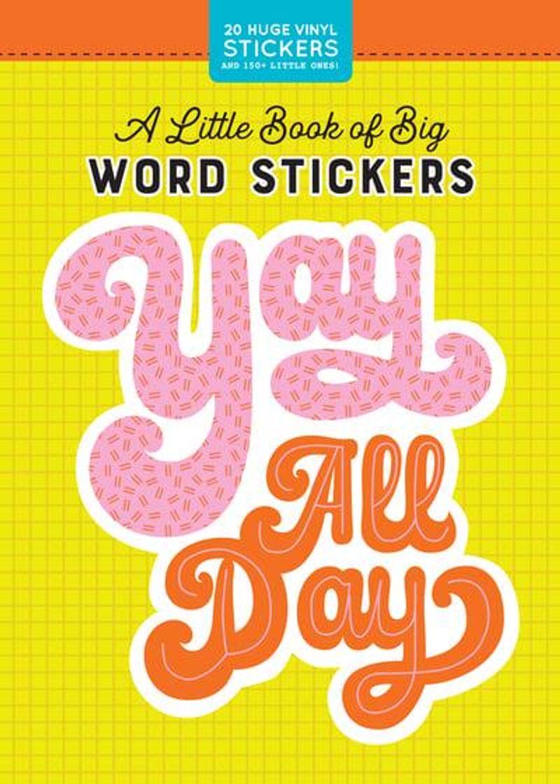 Product A little book of big word stickers