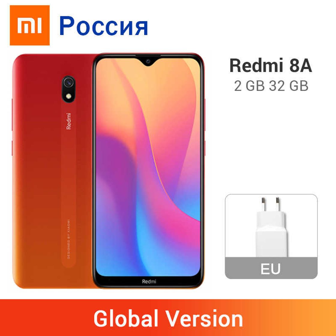 Electrónica Xiaomi Redmi 8A Smartphone, 2GB 32GB Mobilephone, 6,22"Pantalla Snapdargon 439 Octa Core