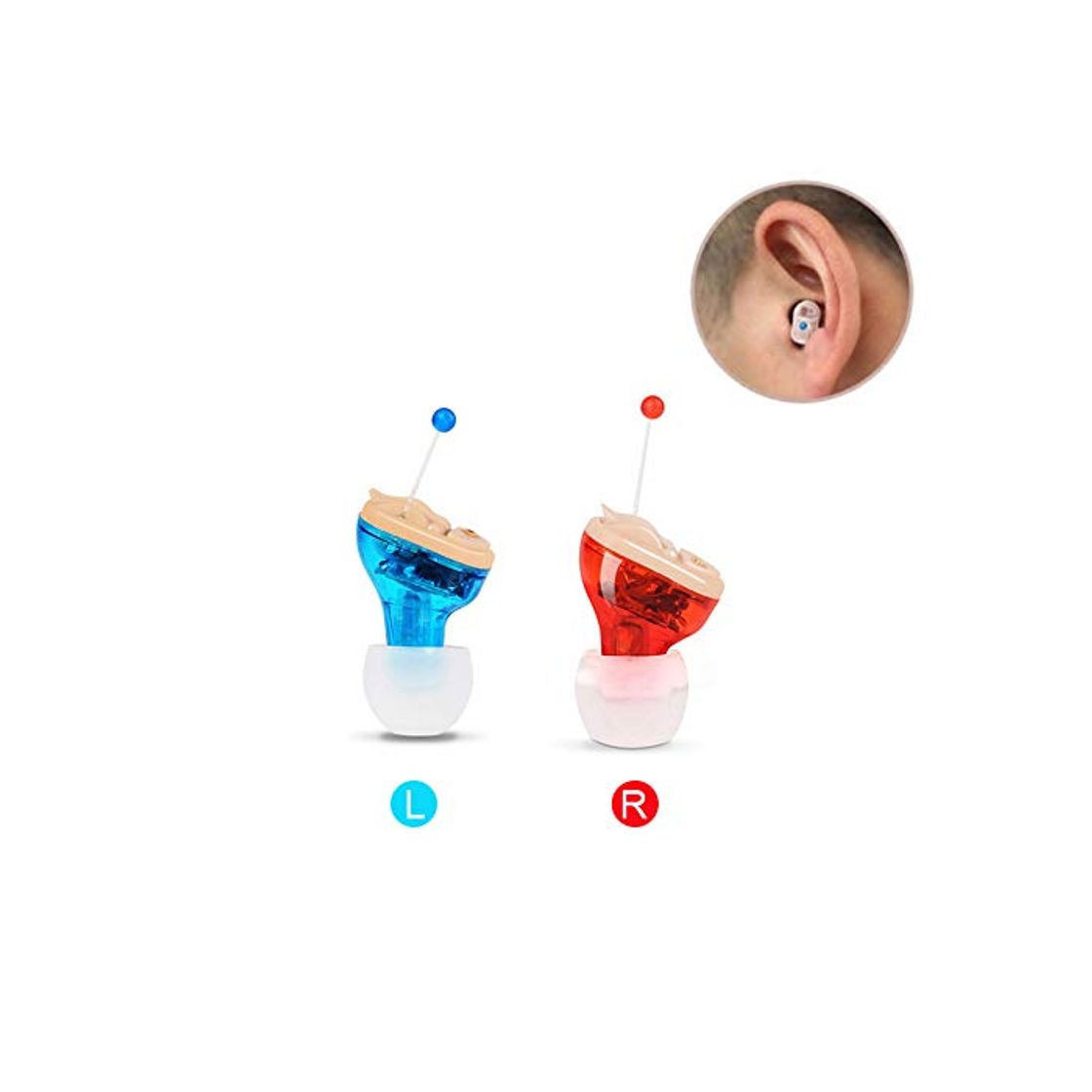 Social YXS Amplificador de Sonido Personal, Digital Hearing Personal Amplificador de Sonido BTE