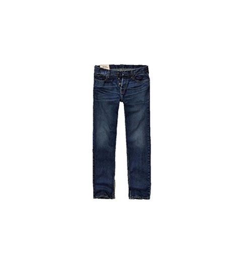 Hollister New Classic - Pantalones vaqueros rectos para hombre