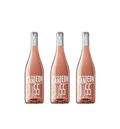 Jean Leon 3055 Rosé, Vino Rosado Ecológico - 3 botellas de 75