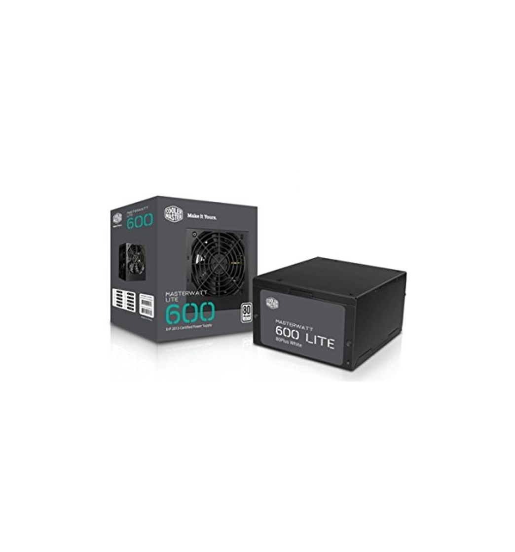 Product Cooler Master MasterWatt Lite 600W ATX Negro Unidad de - Fuente de