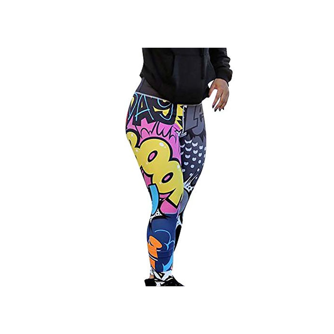 Fashion Leggins Deportes Mujeres Pantalones Deportes Impresión de Fitness Gym Yoga Pantalon Deportivo