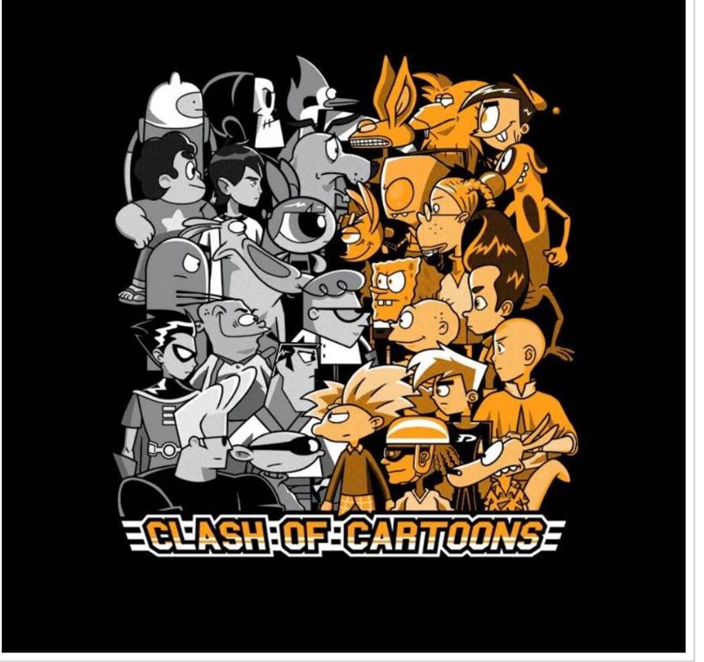 Moda Camiseta Clash of Toons