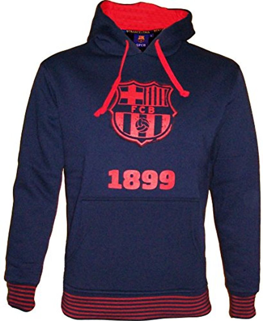 Fashion Barca – Sudadera oficial con capucha FC Barcelona – Talla de Niño