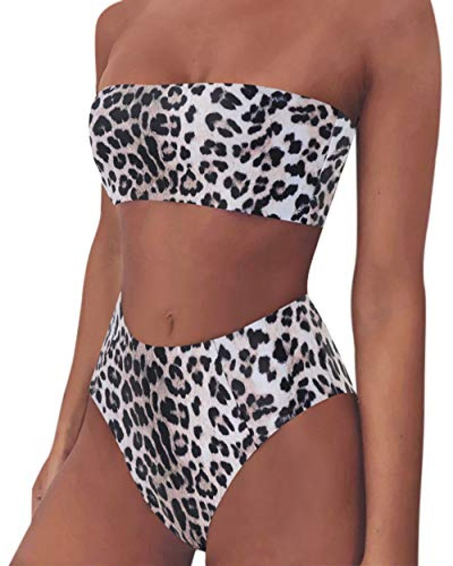 Producto RXRXCOCO Bikini de talle alto para mujer