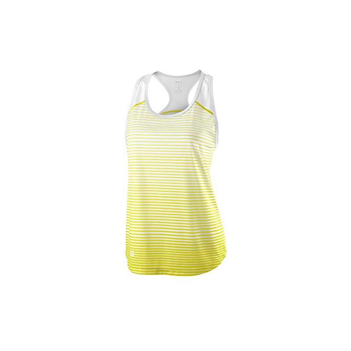 Moda Wilson Camiseta de tenis de tirantes para mujer, W Team Striped Tank,