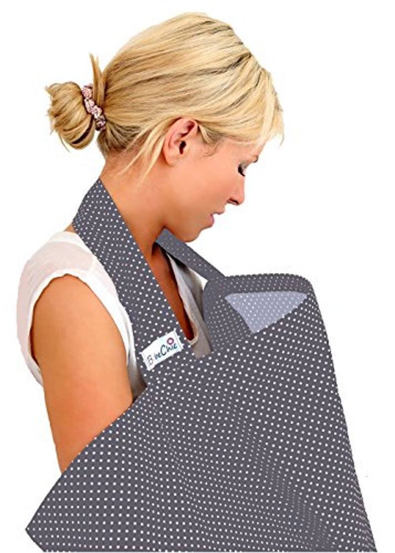 Social BebeChic *100% Cotton* Breastfeeding Cover *105cm x 69cm* - with drawstring Storage