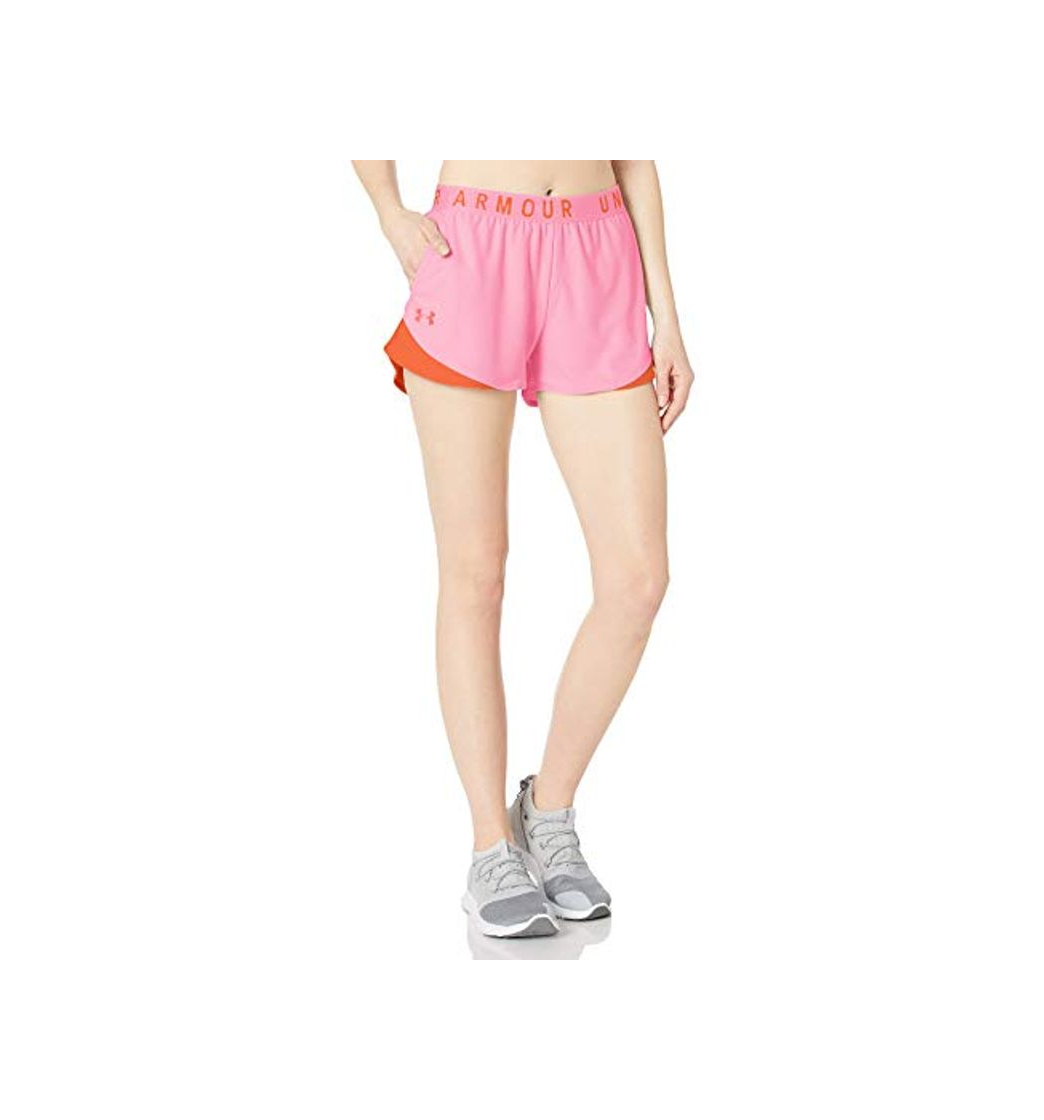 Social Under Armour Play Up 3.0 Shorts Damen-Pink