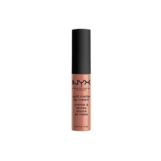 NYX Professional Makeup Pintalabios Soft Matte Lip Cream, Acabado cremoso mate, Color