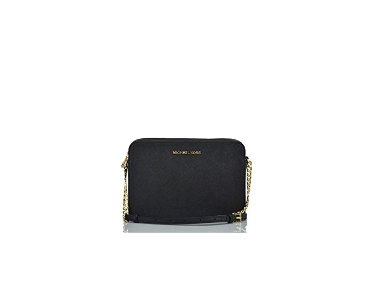 Social Michael Kors Jet Set Grande East West Crossbody Black Saffiano