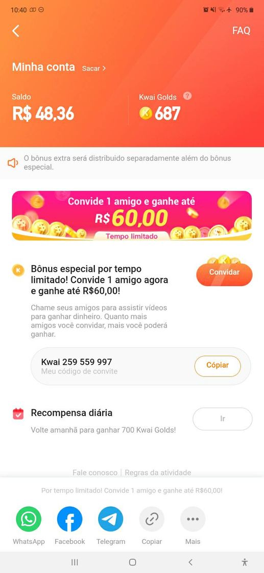 Moda App para ganhar dinheiro 