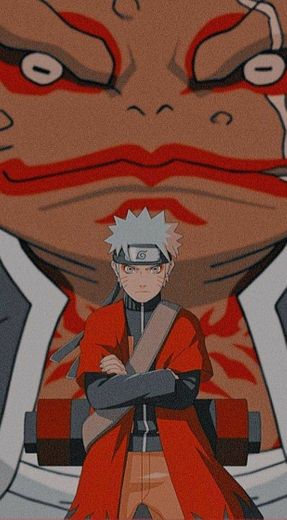 Wallpaper do Naruto chegando em Konorra no Modo Senim
