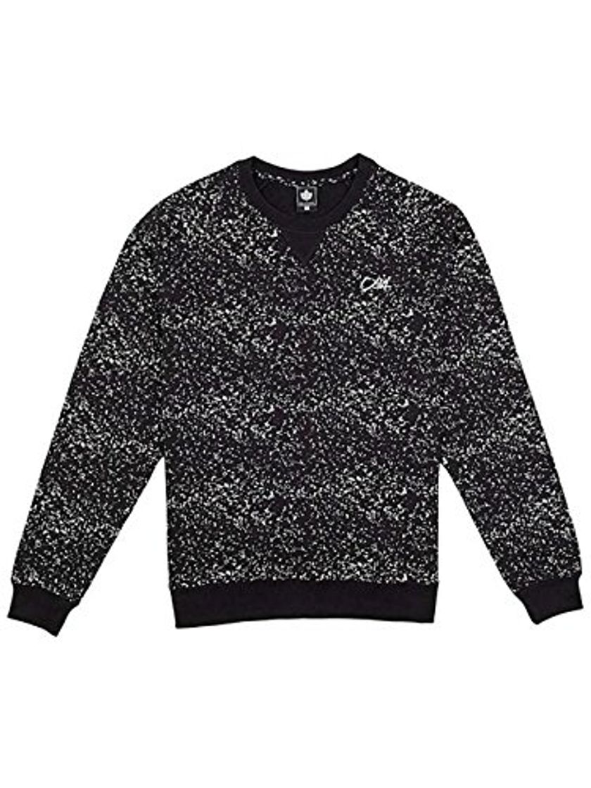 Social K1X Speckle Día Cuello Redondo - Negro