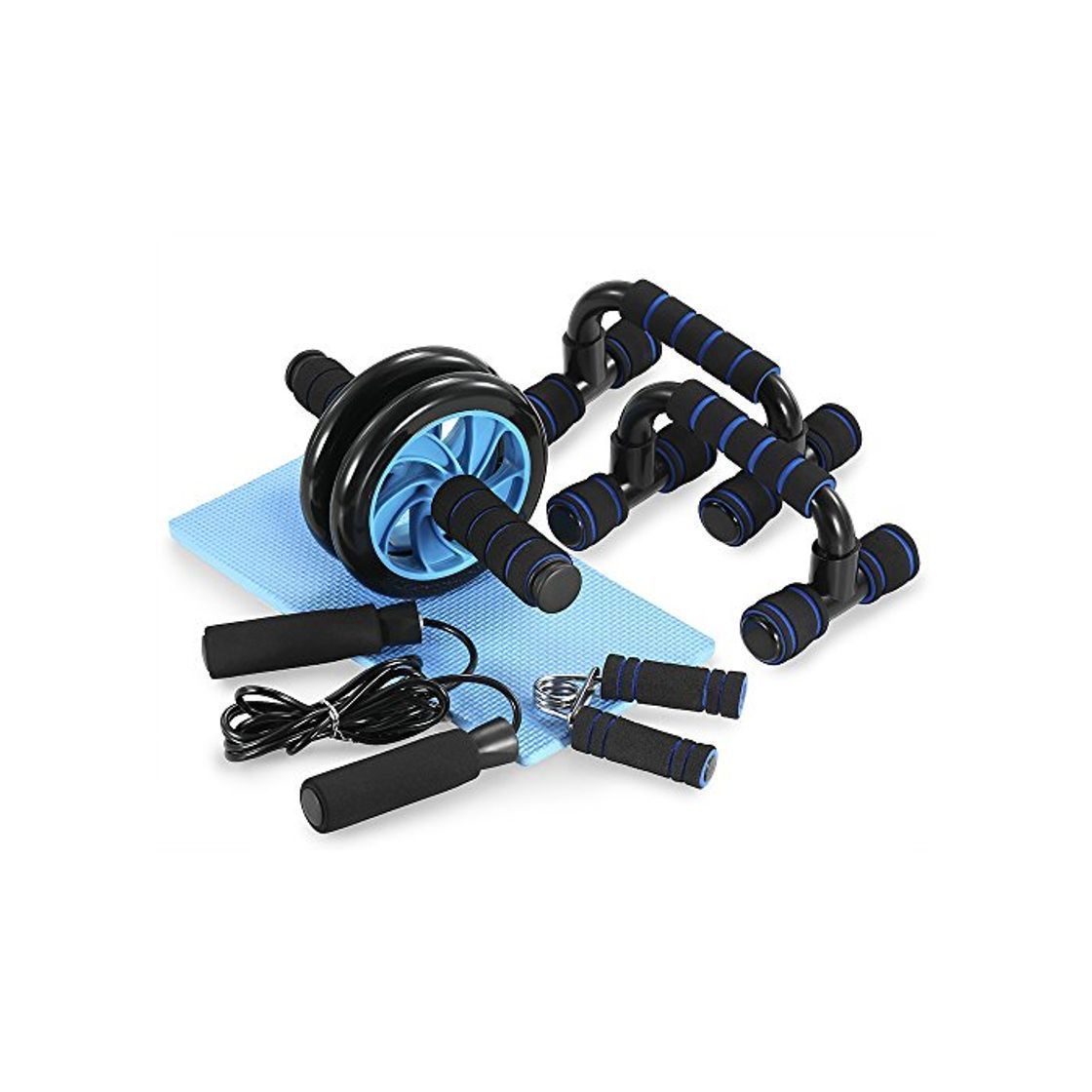 Social TOMSHOO Juego de Rodillos de Ruedas 5 en 1 Rueda Abdominal