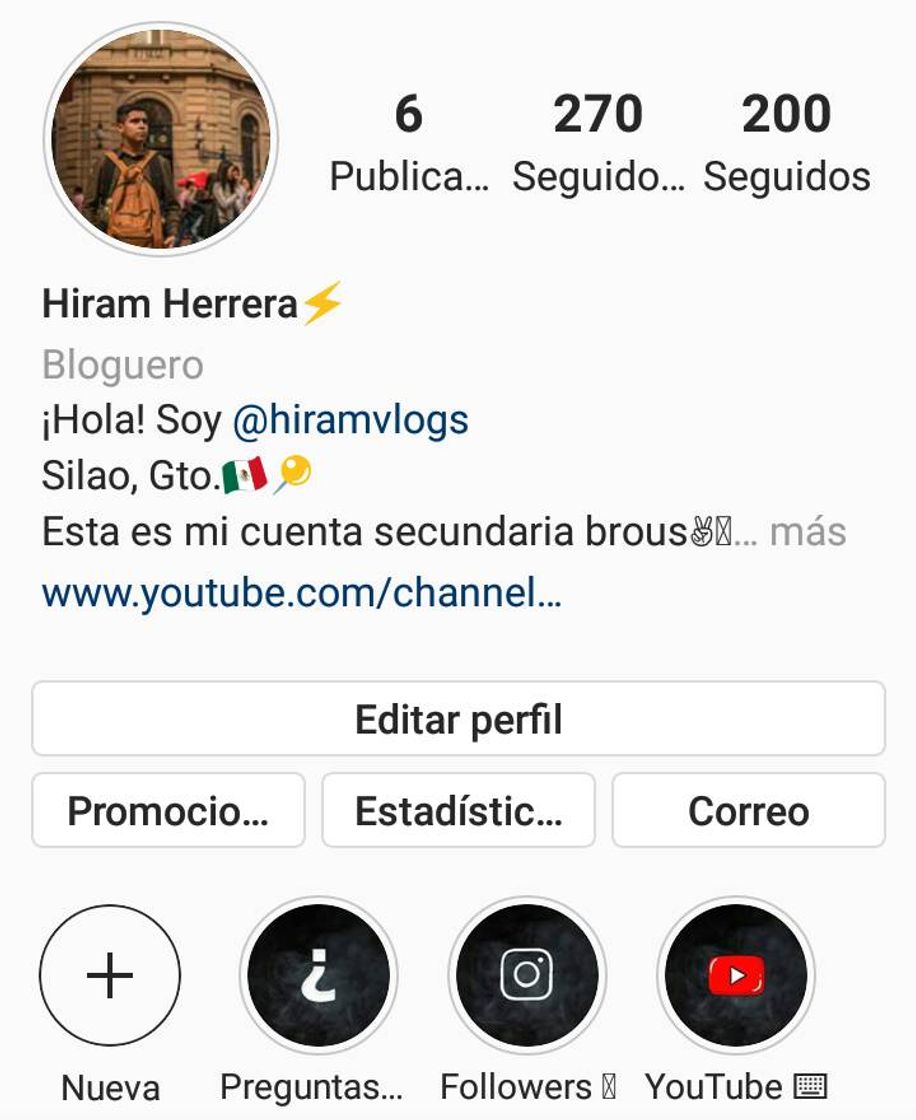 Social Instagram @hiramvlogs2