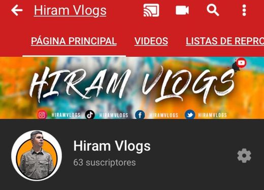 Mi canal en YouTube | Hiram Vlogs ⚡️