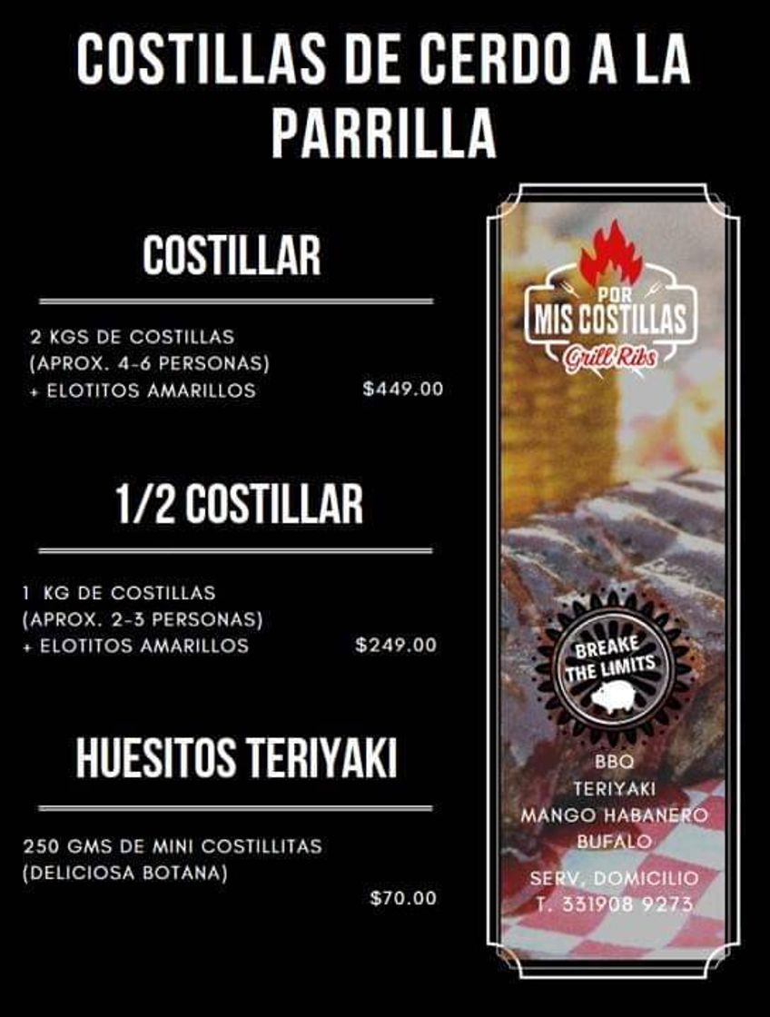 Fashion Costillas bbq a domicilio GDL