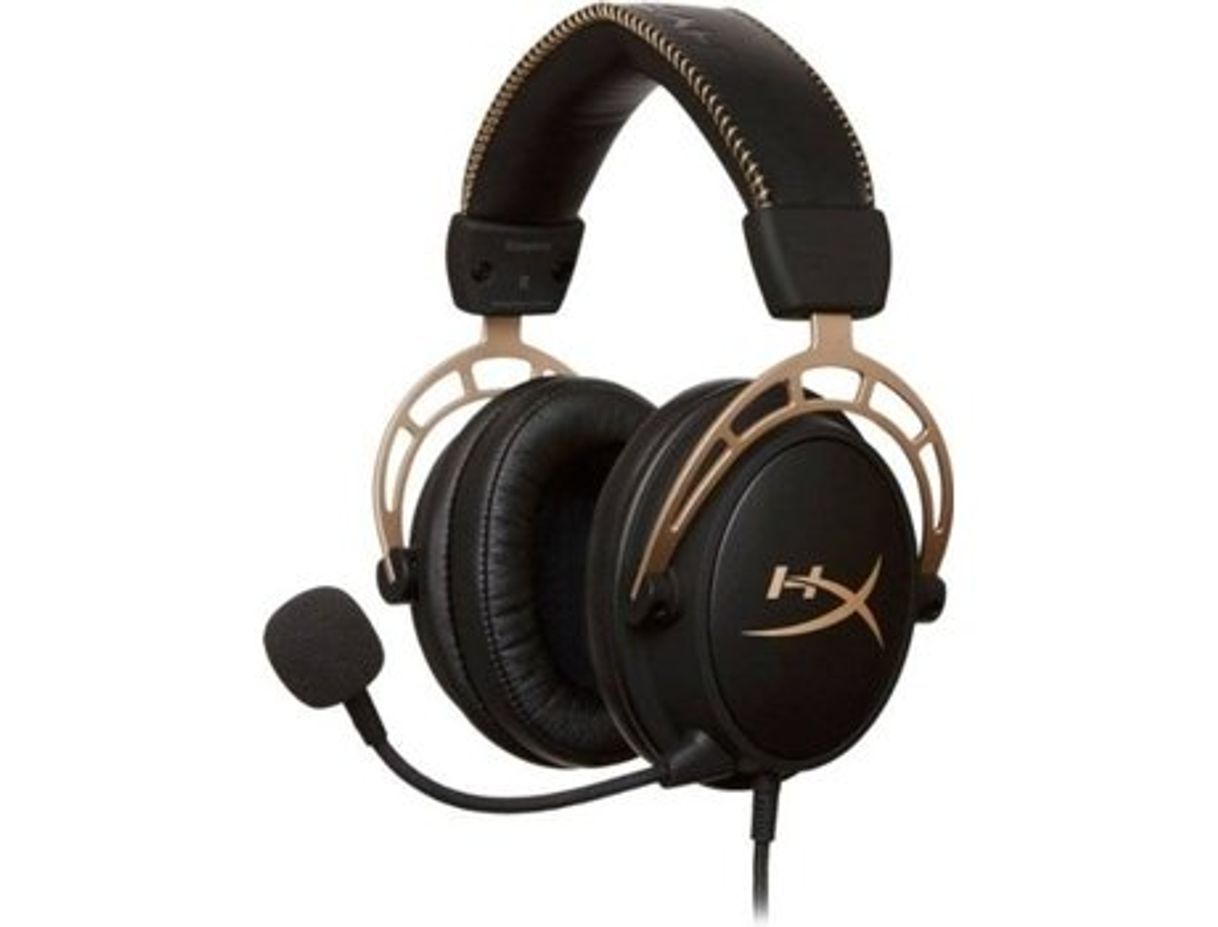 Moda Auscultadores Gaming HYPERX Cloud Alpha Gold (Com Microfone ...