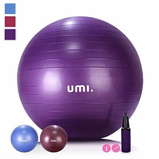UMI. Essentials Pelota de Ejercicio Gym Ball para Fitness, Yoga, Pilates, Embarazo
